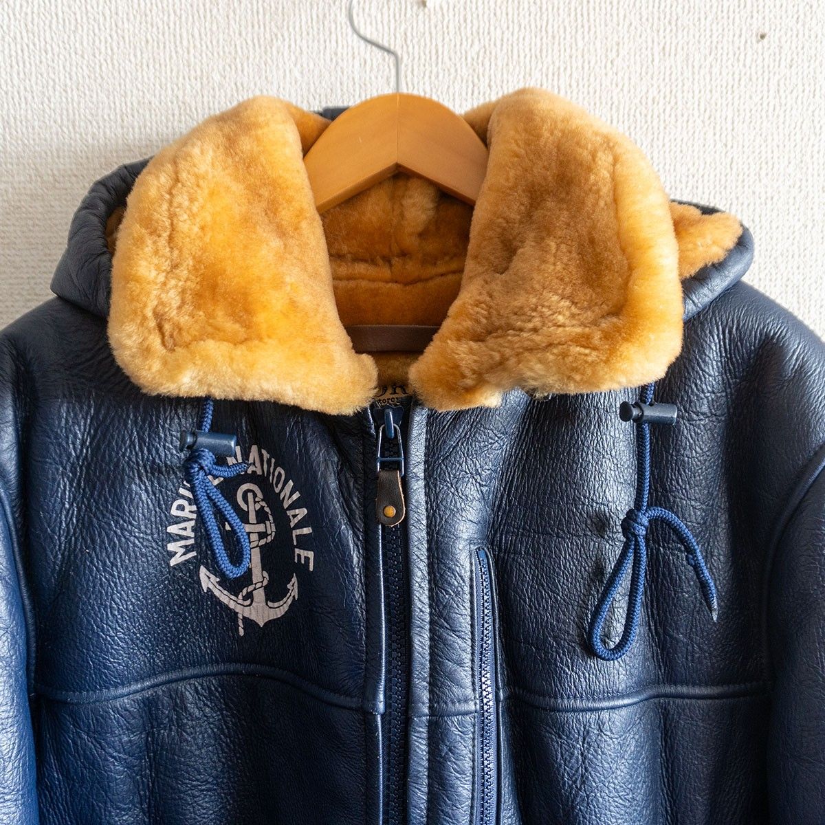 美品】MORGAN PRODUCTIONS【フランス海軍 DECK PARKA】M ネイビー 