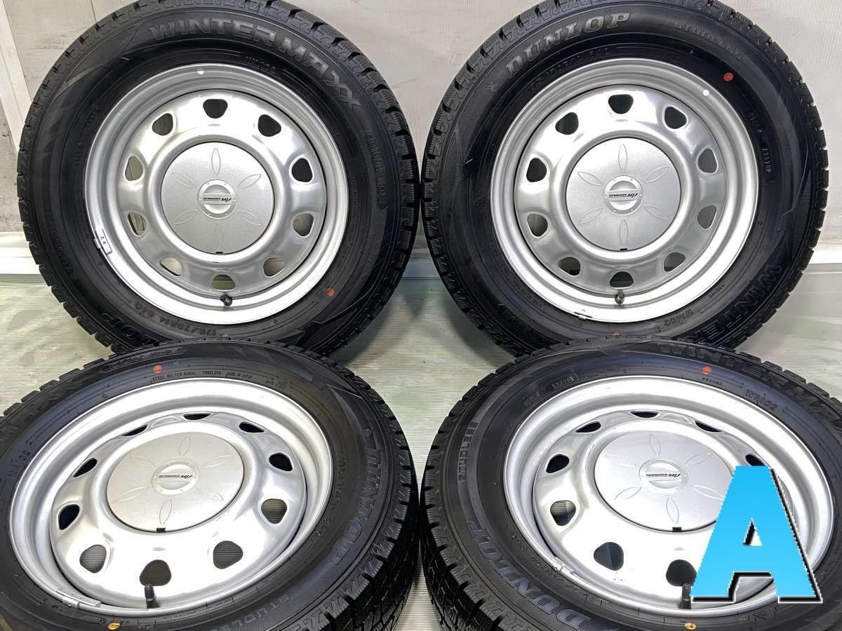 175/70R14 ダンロップ ウィンターマックス WM02 SCHWARZ V6A 14x5.0