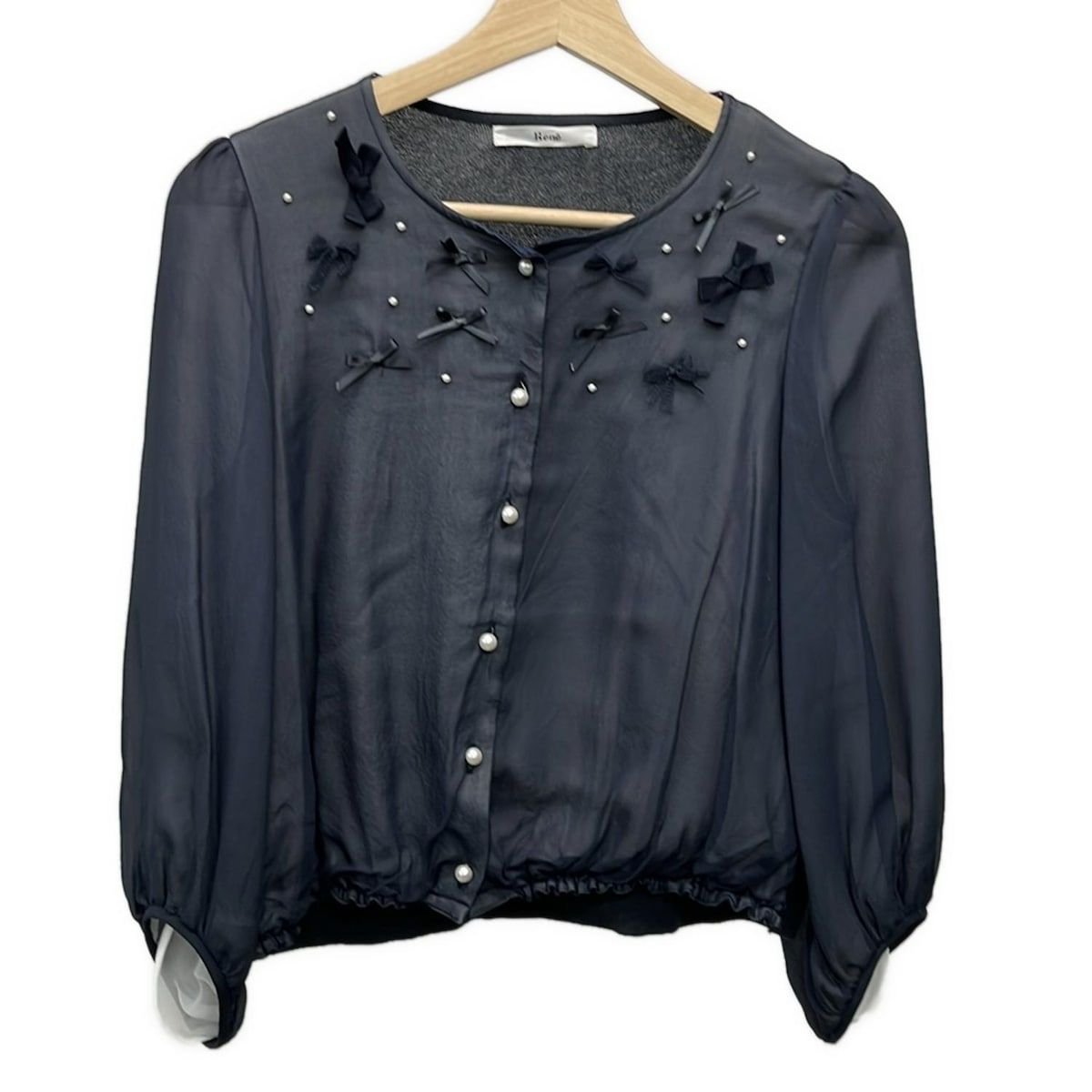 Rene(ルネ) カーディガン サイズ38 M レディース美品 - ダークネイビー