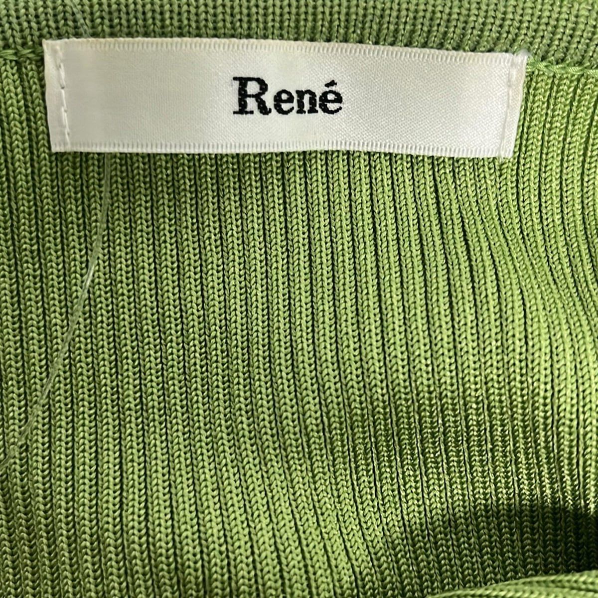 Rene(ルネ) カーディガン サイズ38 M レディース美品 - 白 長袖