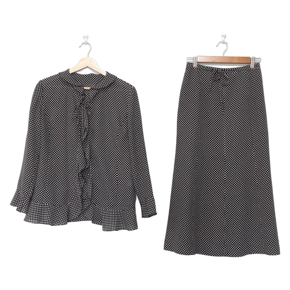 INGEBORG(インゲボルグ) スカートセットアップ レディース - 黒×白
