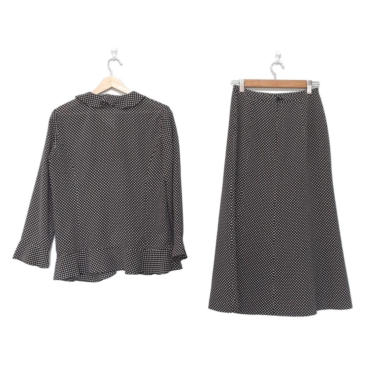 INGEBORG(インゲボルグ) スカートセットアップ レディース - 黒×白