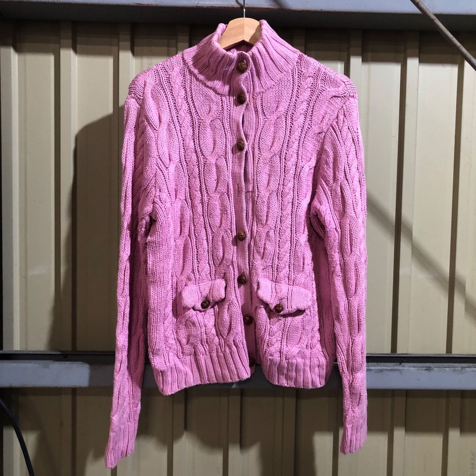 90年代 ラルフローレン ピンク ニットセーター Polo by Ralph Lauren 