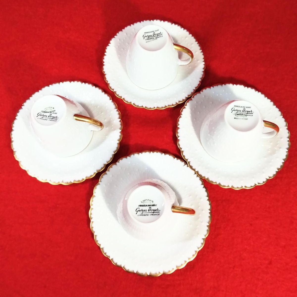 デミタスカップ＆ソーサー 4客セット