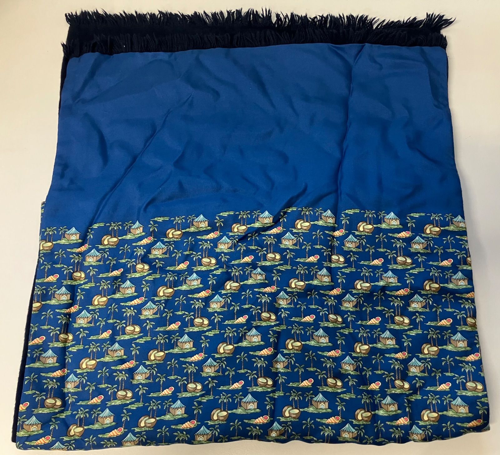 T957 HERMES エルメス シルク ストールアスコットタイ 総柄 - メルカリ