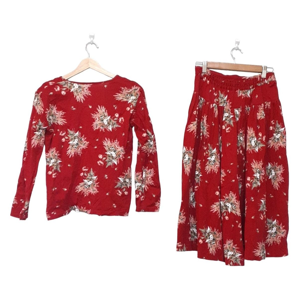 ♡インゲボルグ♡花柄セットアップ 美品◎インゲボルグ セットアップ 花柄 フリル リボン ロングスカート