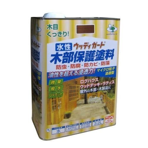 ニッペ 水性ウッディガード3．2L シルバーグレー
