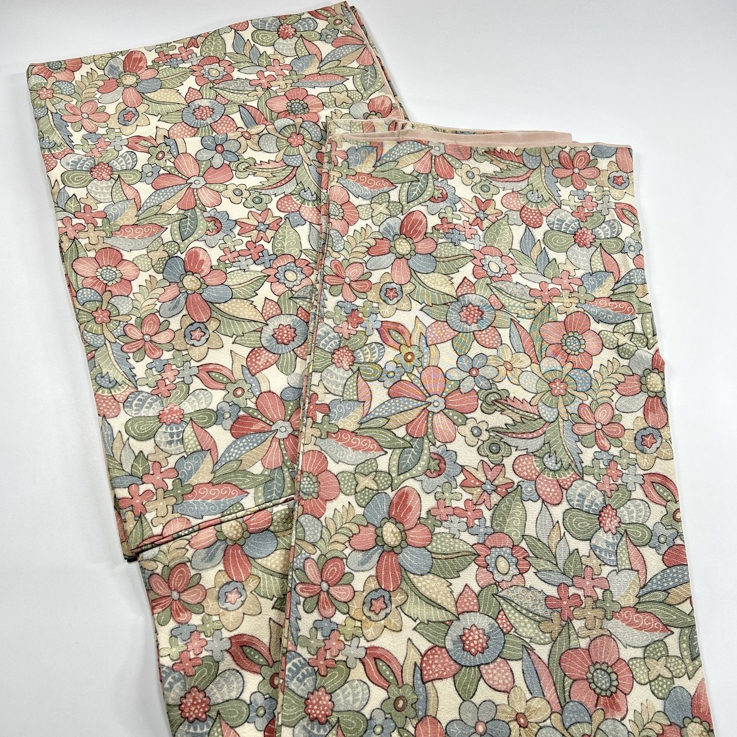 小紋 6枚 正絹 着物まとめ売り 同梱購入歓迎 リメイク用 着付け練習用