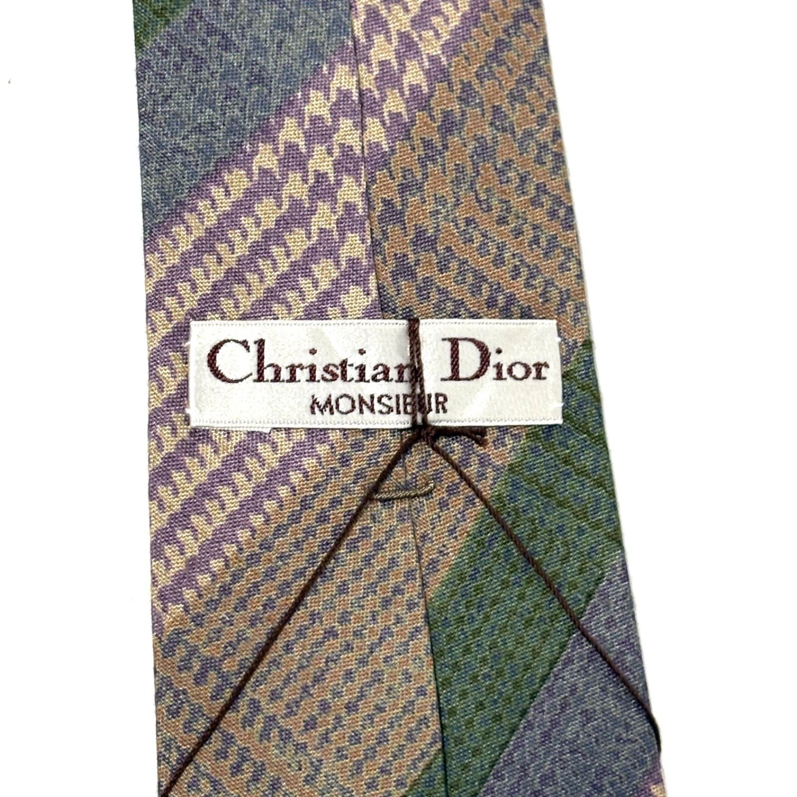 未使用!!タグ付き✨クリスチャンディオール ネクタイ ストライプ