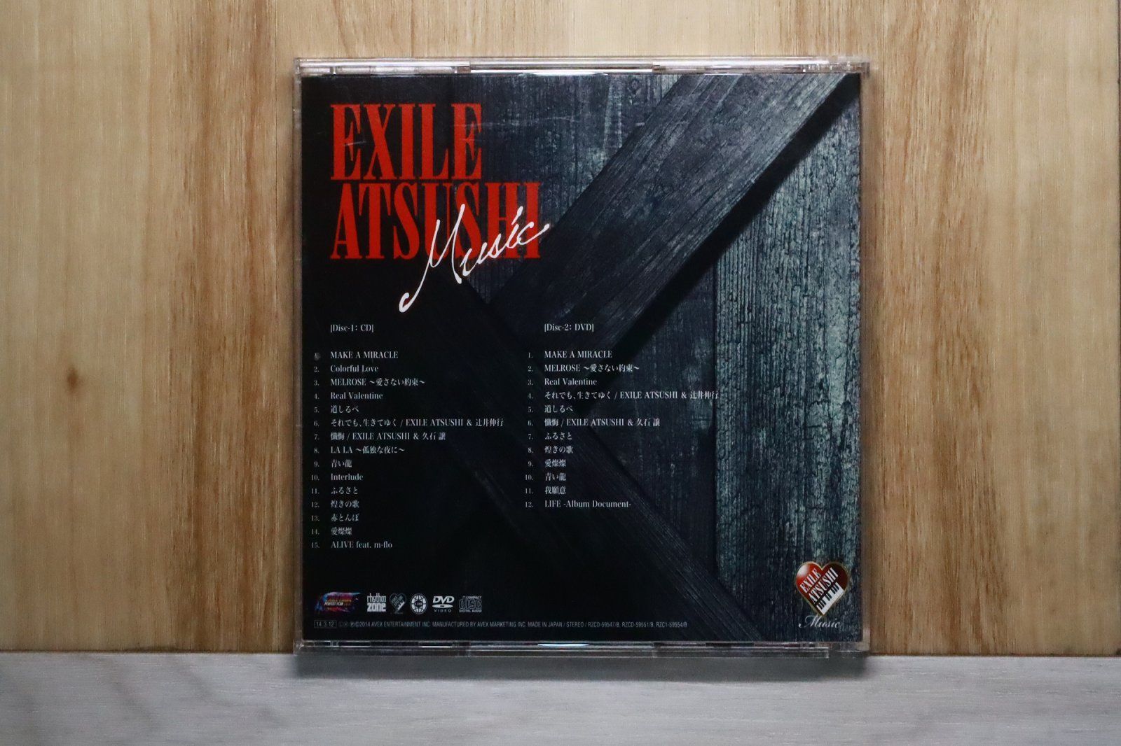 国内盤CD☆エグザイル・アツシ/EXILE ATSUSHI□ Music 【RZCD59547