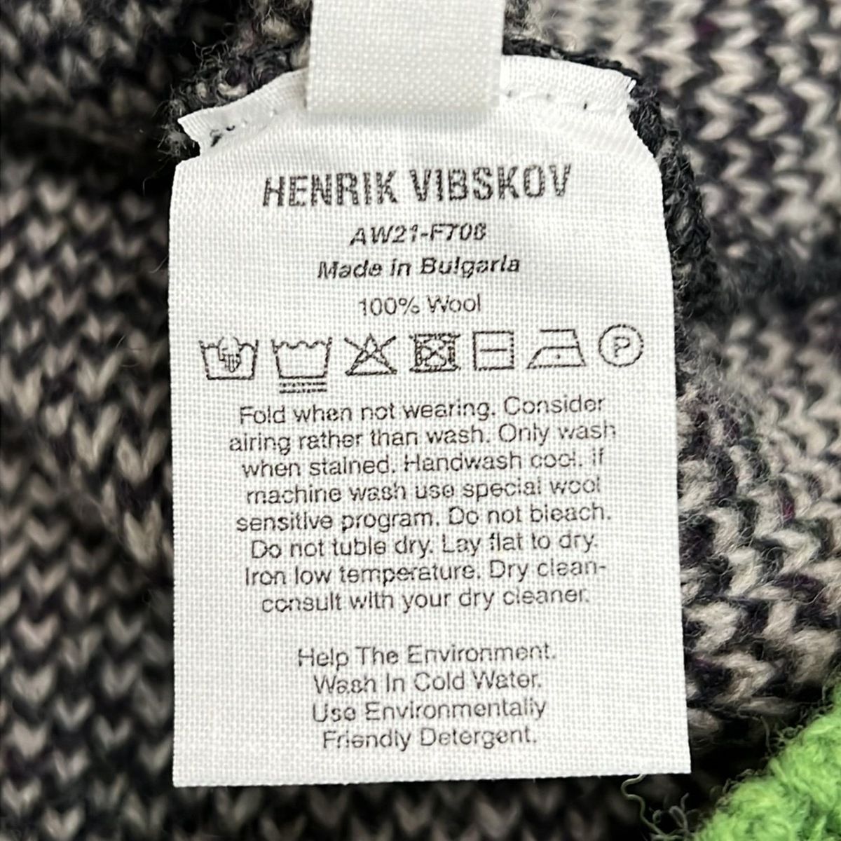 HENRIK VIBSKOV(ヘンリックヴィブスコブ) 長袖セーター サイズS