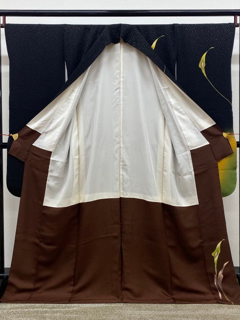 振袖 翡翠 金彩 カラー 身丈165cm パールトーン加工済 MO3348 - メルカリ