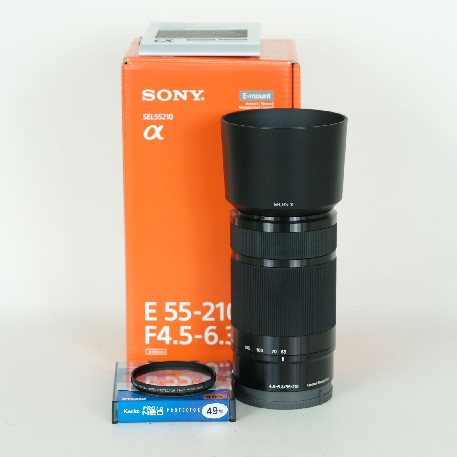 美品 | フィルター付] SONY E 55-210mm F4.5-6.3 OSS SEL55210