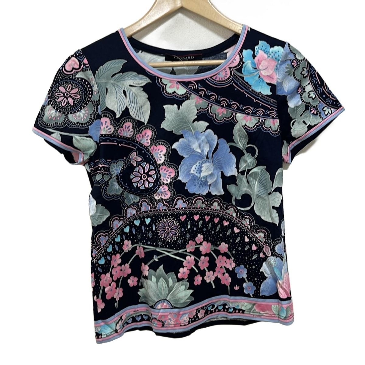 LEONARD(レオナール) 半袖Tシャツ サイズ42 L レディース - ダーク