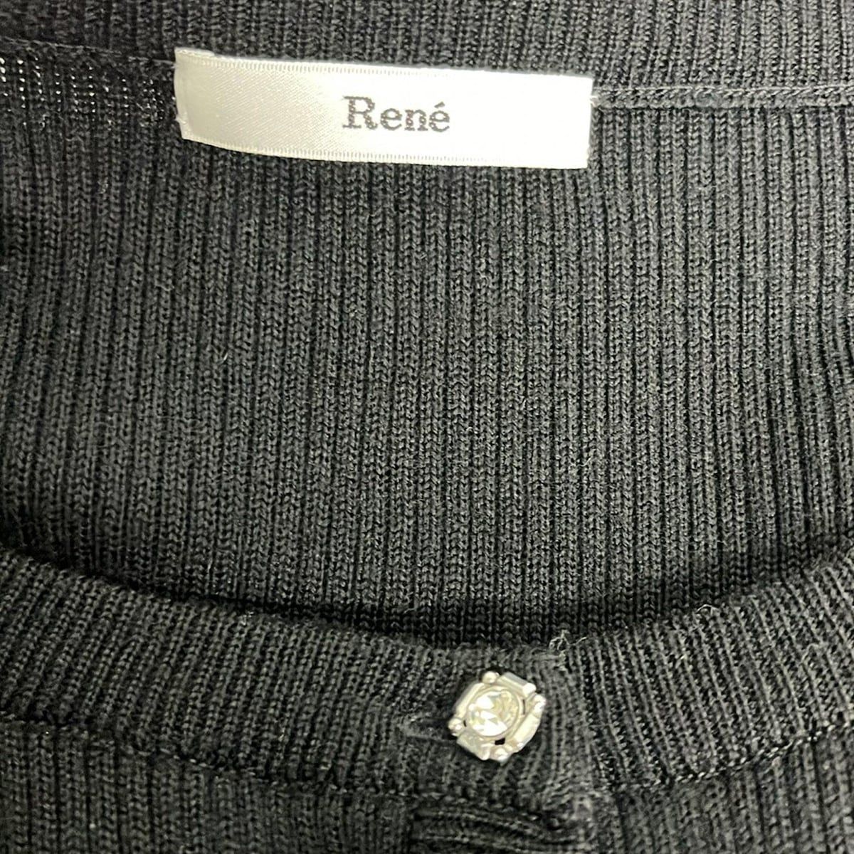 Rene(ルネ) カーディガン サイズ36 S レディース美品 - 黒 長袖 - メルカリ