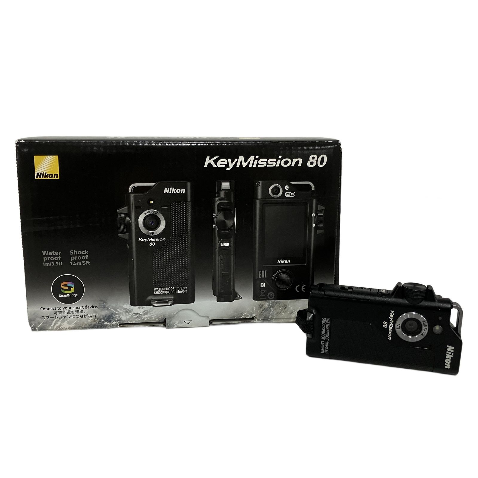 Nikon KeyMission 80 アクション カメラ 防水 ニコン 中古 B10834908
