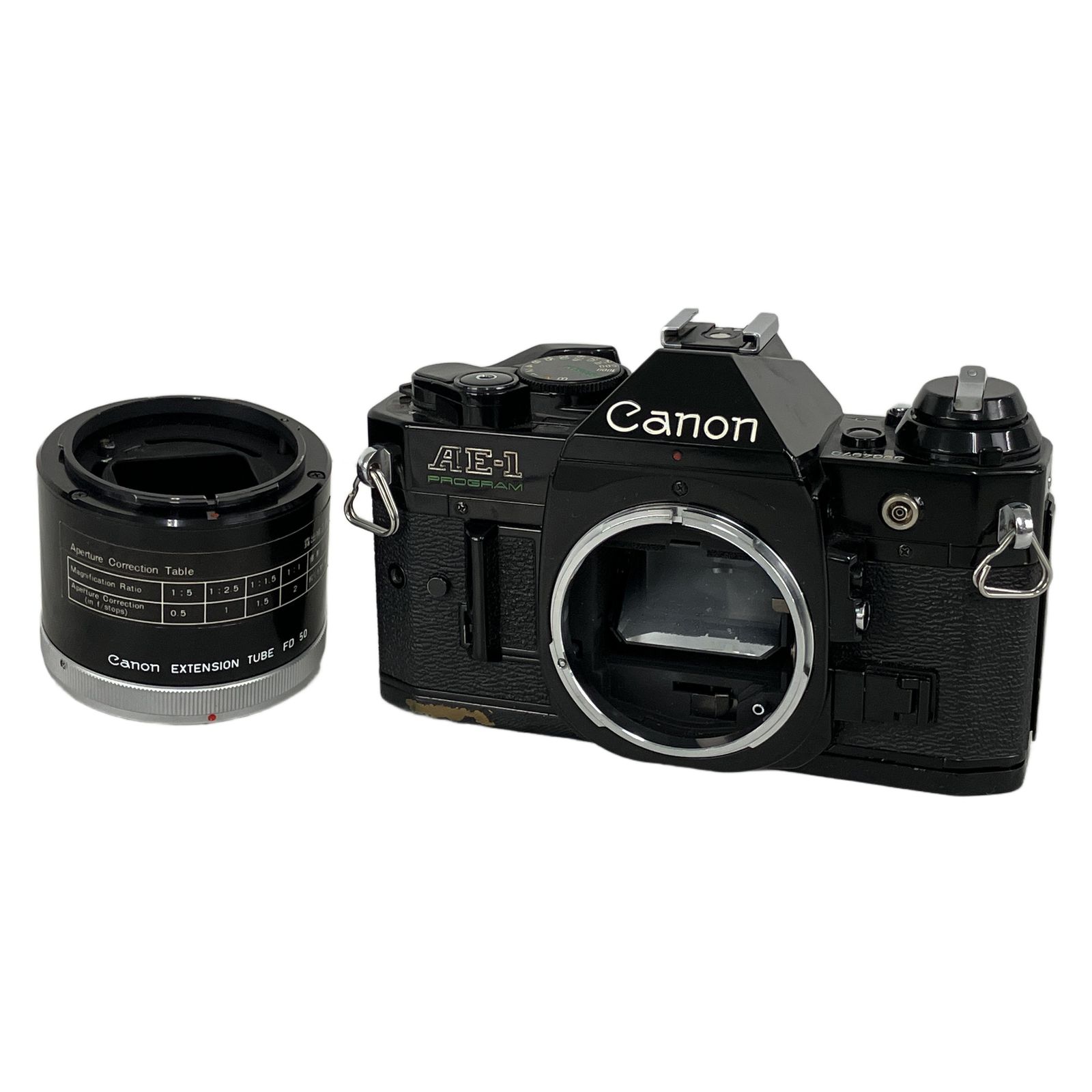 Canon AE-1 PROGRAM フィルムカメラ ボディ EXTENSION TUBE FD 50