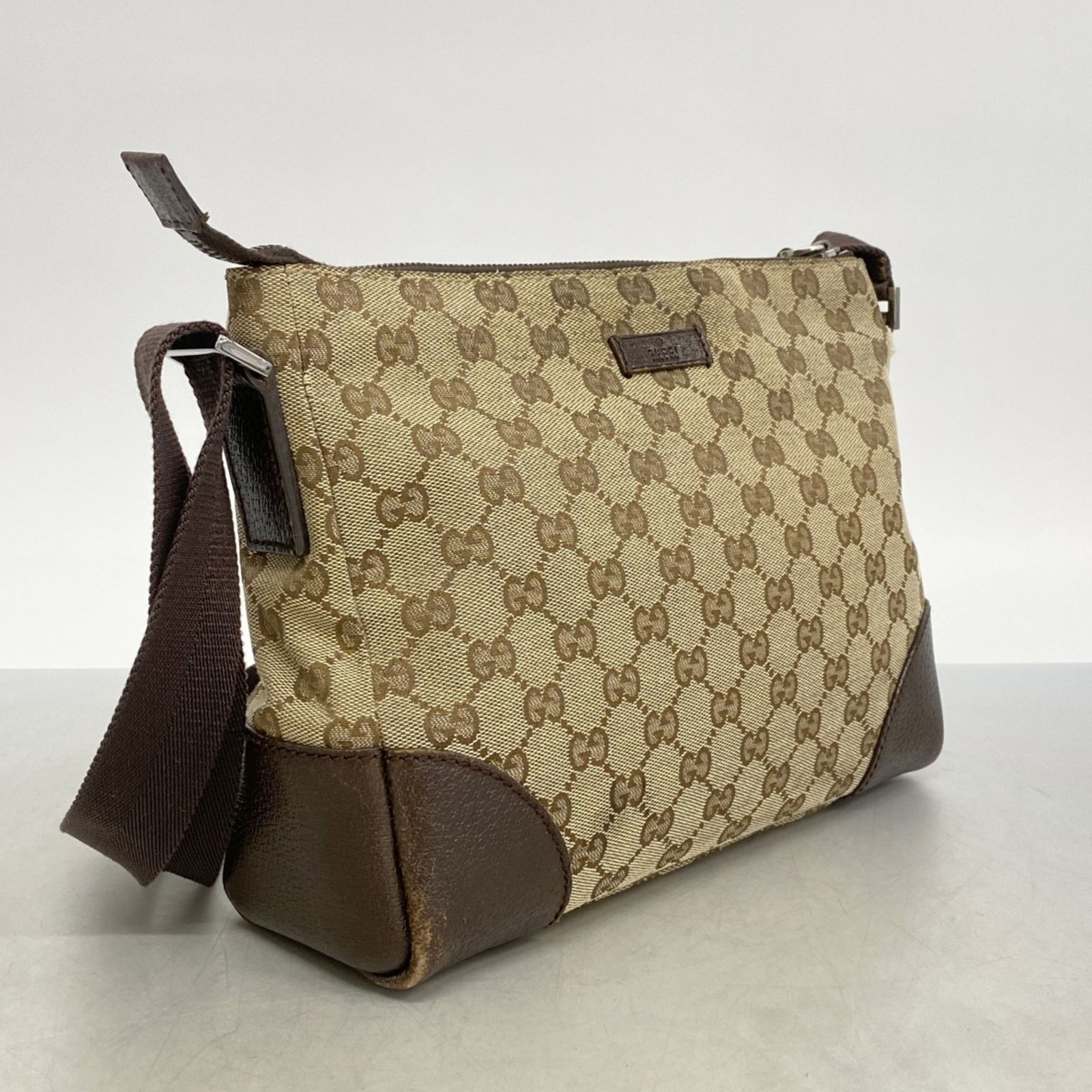 グッチ GUCCI GG柄 ショルダーバッグ 114273 ブラウン GGキャンバス レディース ショルダーバッグ GUCCI - グッチ GUCCI GG柄 ショルダーバッグ 114273 ブラウン GG