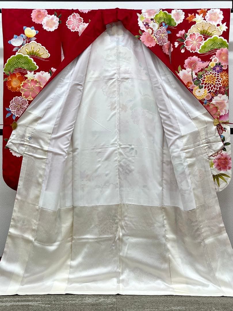 振袖 金駒 金彩 紋意匠 身丈168cm 撥水加工済 MO3351 - メルカリ