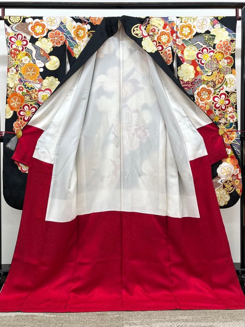 振袖 金駒 金彩 紋意匠 身丈175cm パールトーン加工済 MO3350 - メルカリ