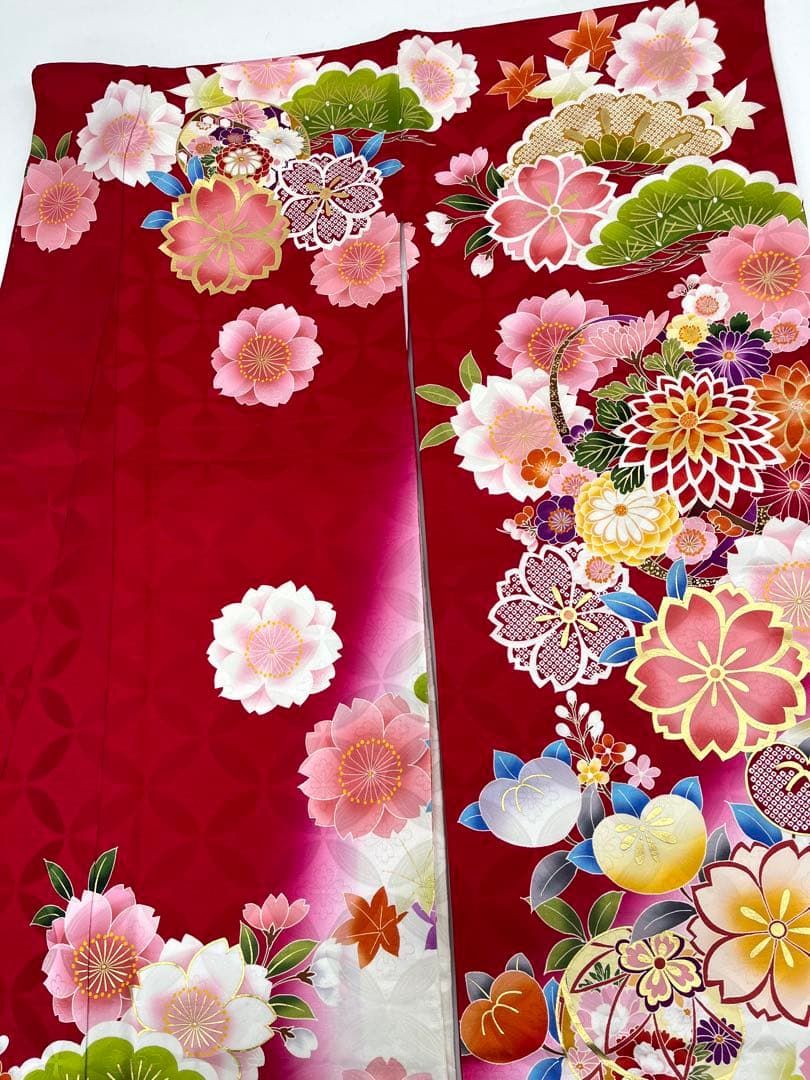 振袖 金駒 金彩 紋意匠 身丈168cm 撥水加工済 MO3351 - メルカリ