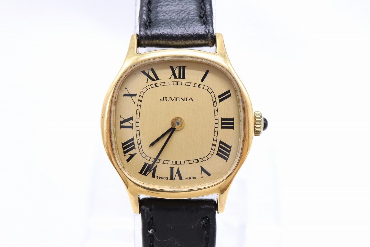 W292-7】動作品 JUVENIA ジュベニア SWISS MADE 2針 手巻き 腕時計
