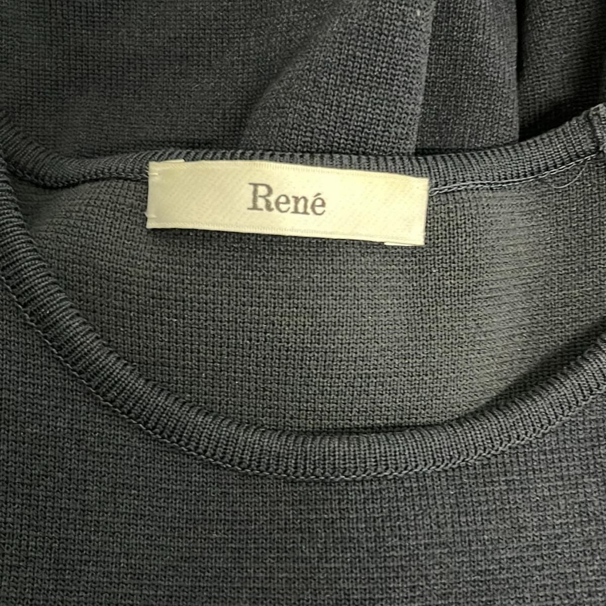 Rene(ルネ) ワンピース サイズ34 S レディース - ダークネイビー 長袖