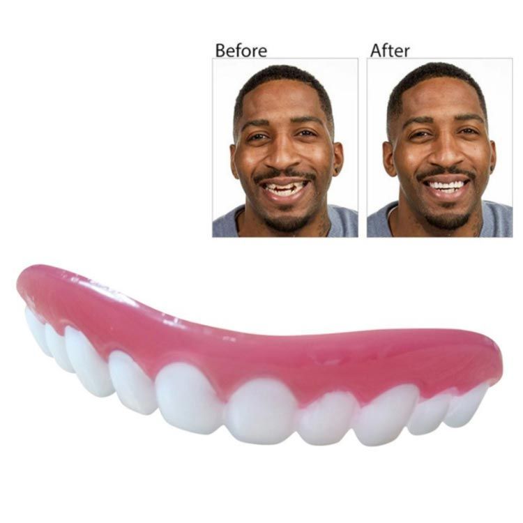 4個セット】【上下セット】 ワンタッチ付け歯 審美歯 スモール 女性用