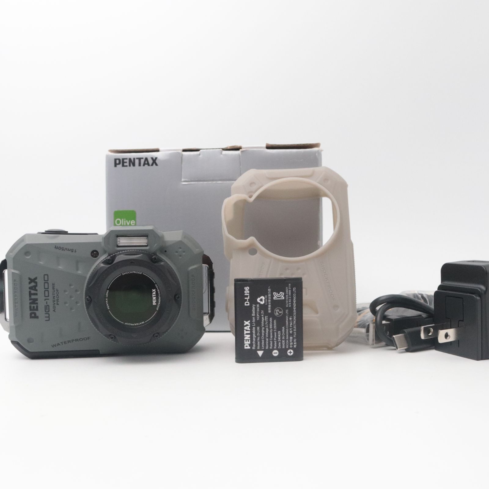 ペンタックス PENTAX WG-1000 オリーブ 【中古】 - メルカリ