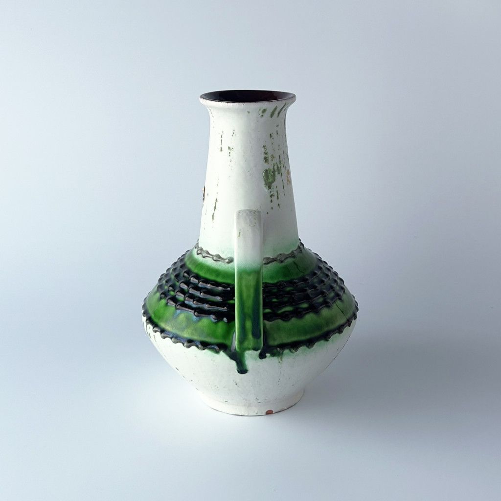 西ドイツ Fat lava ヴィンテージ フラワーベース 花器 陶器 花瓶