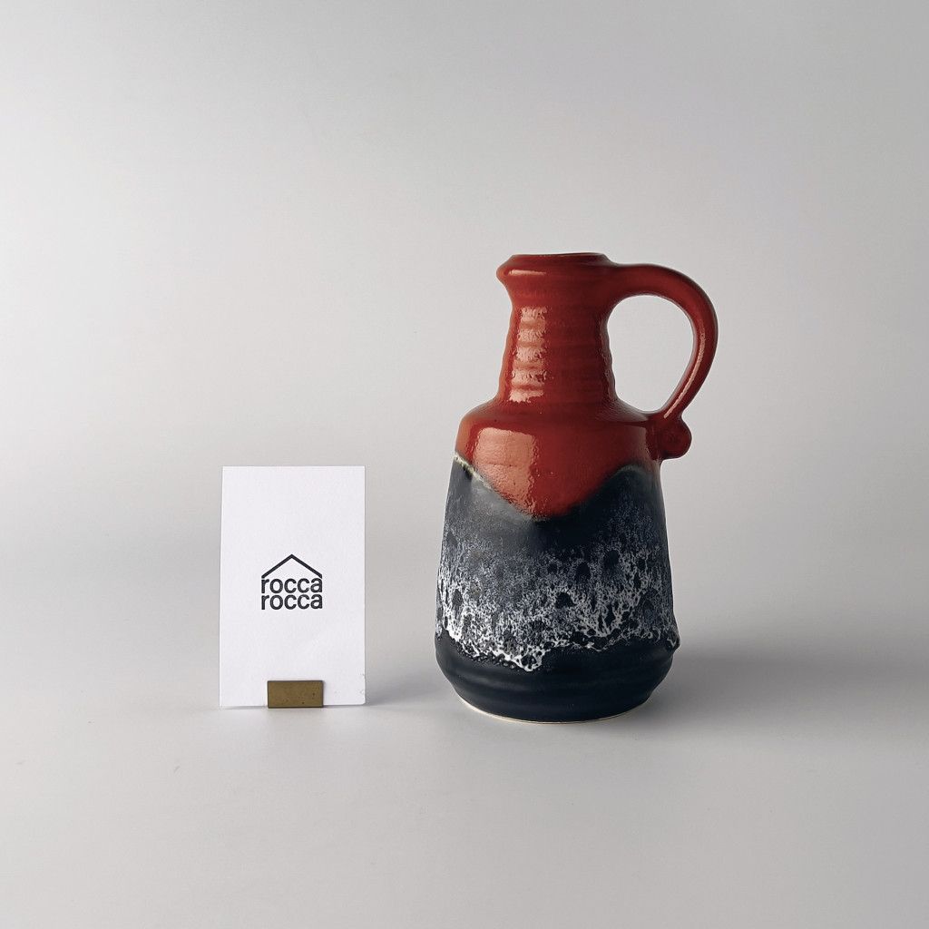 西ドイツ Fat lava ヴィンテージ フラワーベース 花器 陶器 花瓶