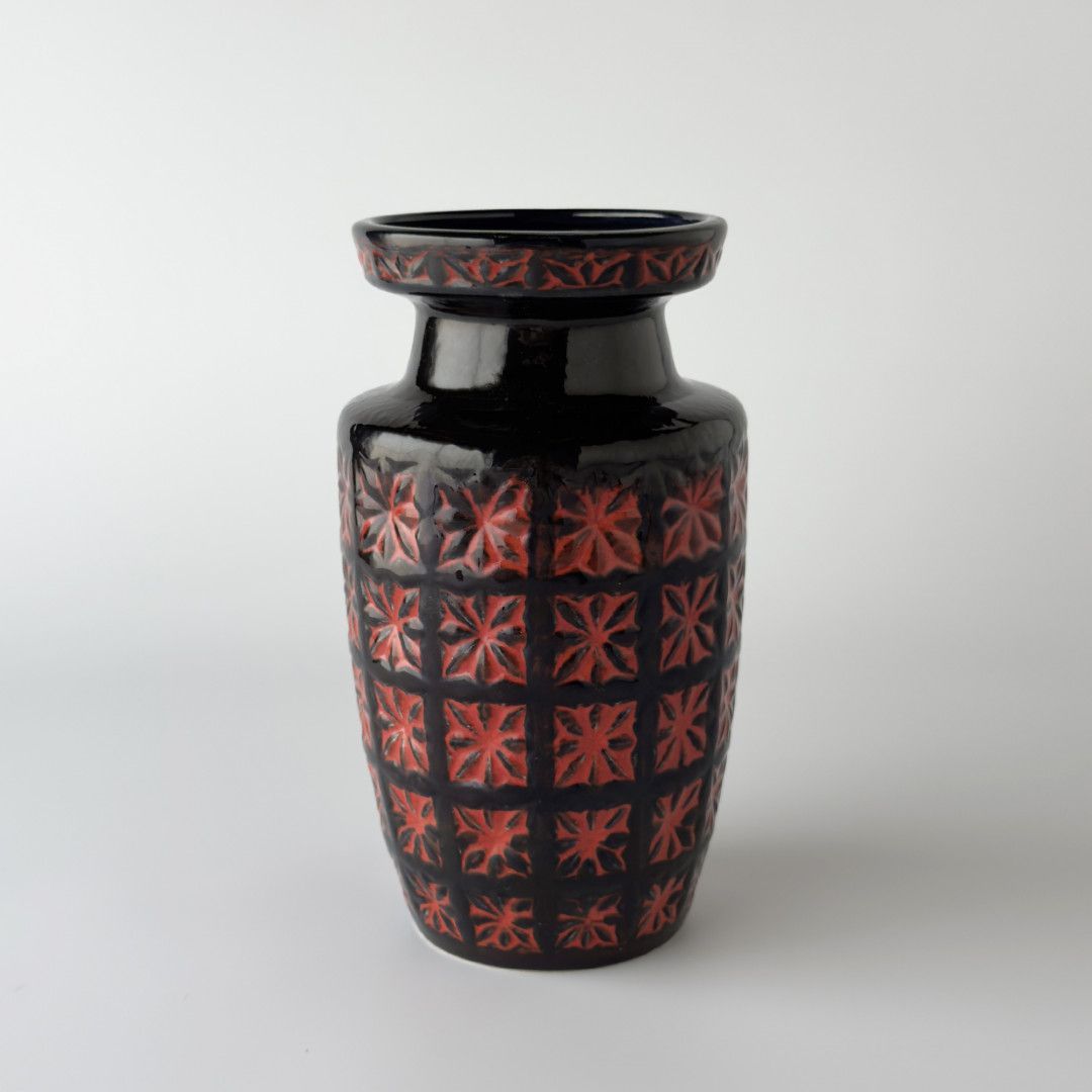 西ドイツ Fat lava ヴィンテージ scheurich シューリッヒ フラワー