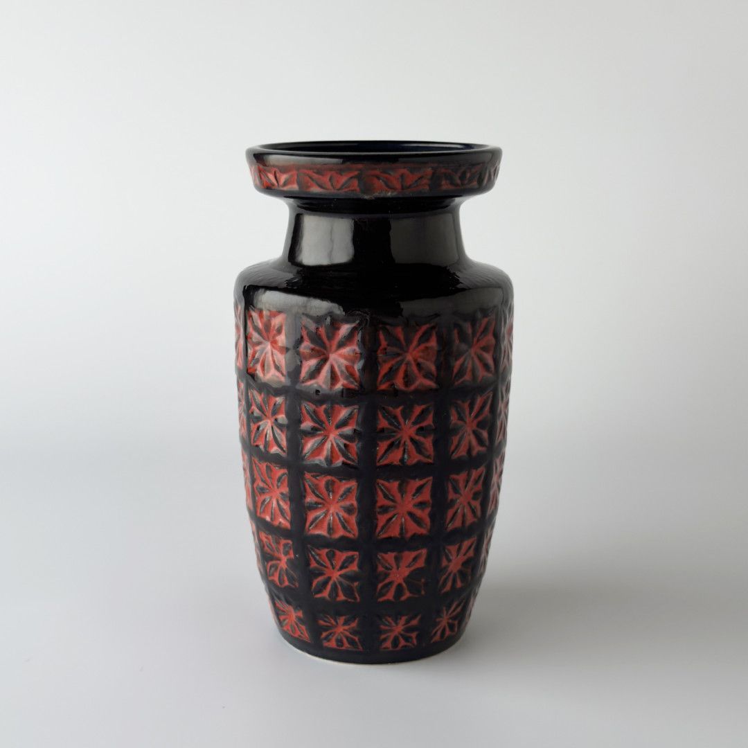 西ドイツ Fat lava ヴィンテージ scheurich シューリッヒ フラワー