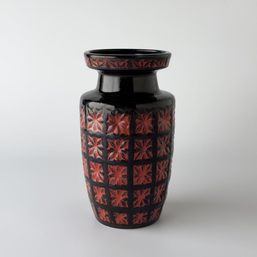 西ドイツ Fat lava ヴィンテージ scheurich シューリッヒ フラワー