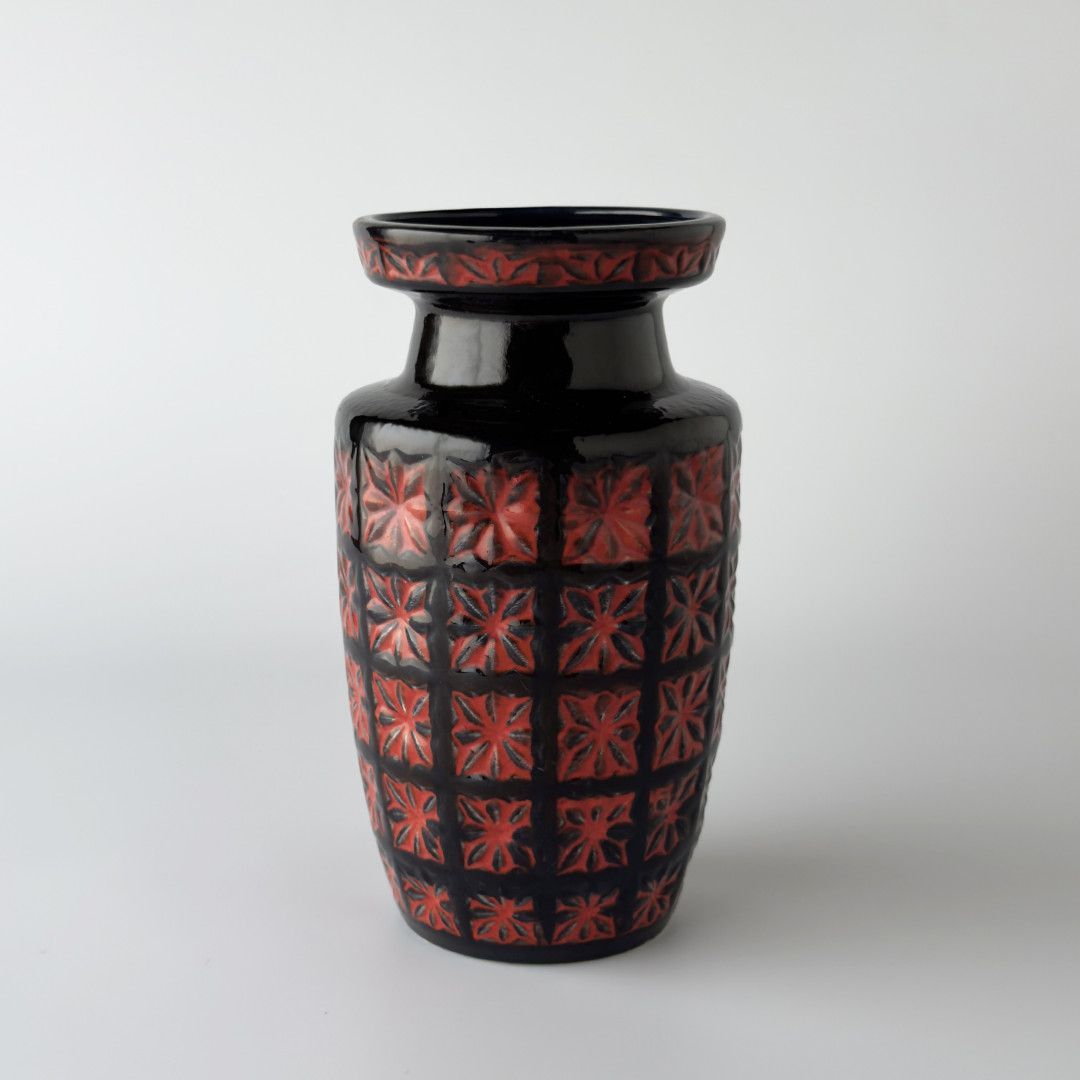 西ドイツ Fat lava ヴィンテージ scheurich シューリッヒ フラワー