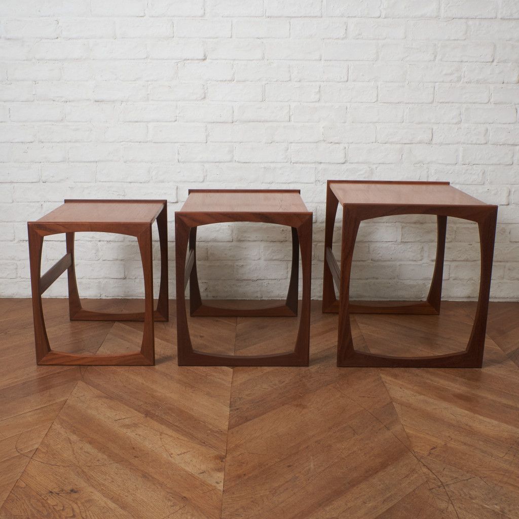 G-PLAN Quadrille ネストテーブル ヴィンテージ チーク 英国