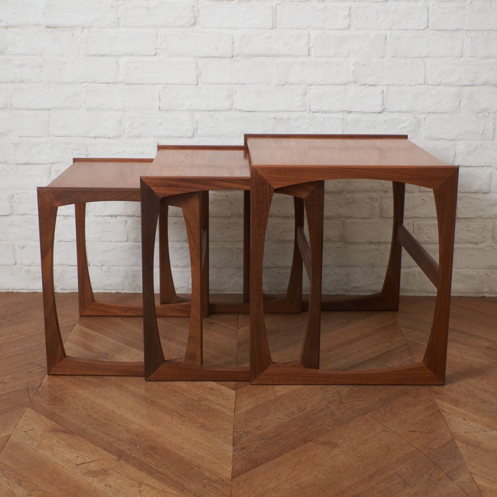 G-PLAN Quadrille ネストテーブル ヴィンテージ チーク 英国