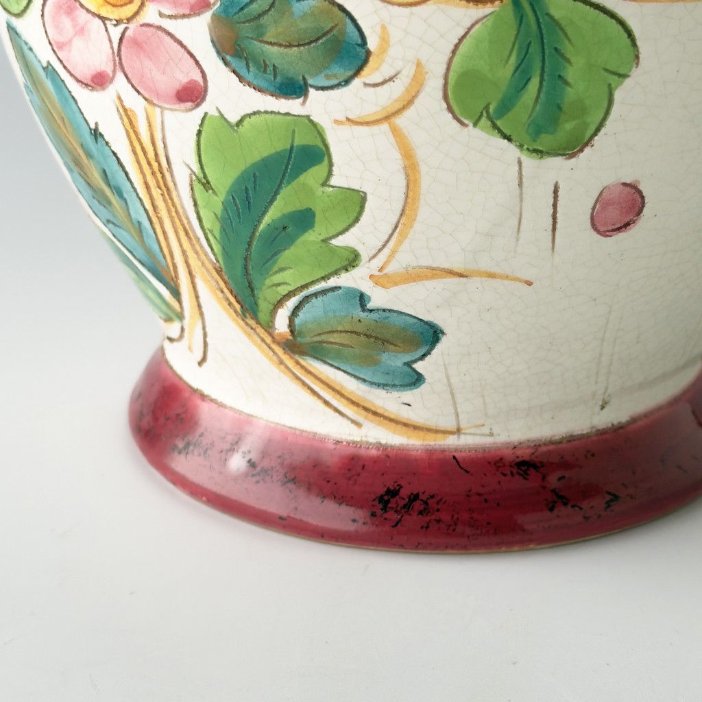 イタリア　ビンテージ 陶器製花瓶 陶器の花瓶、イタリア製、ヴィンテージ、1960年代 - Etsy 日本