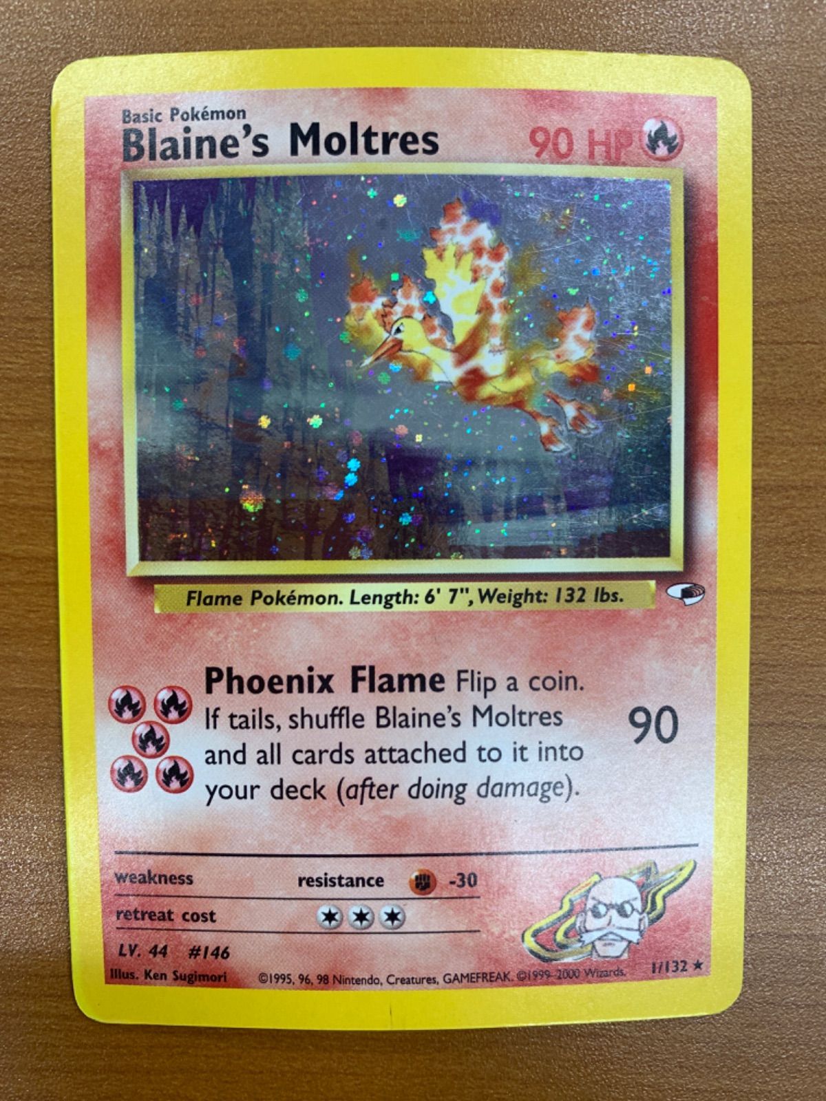 ポケモンカード 英語 ファイヤー 化石の秘密Moltres レア 状態B カツラ