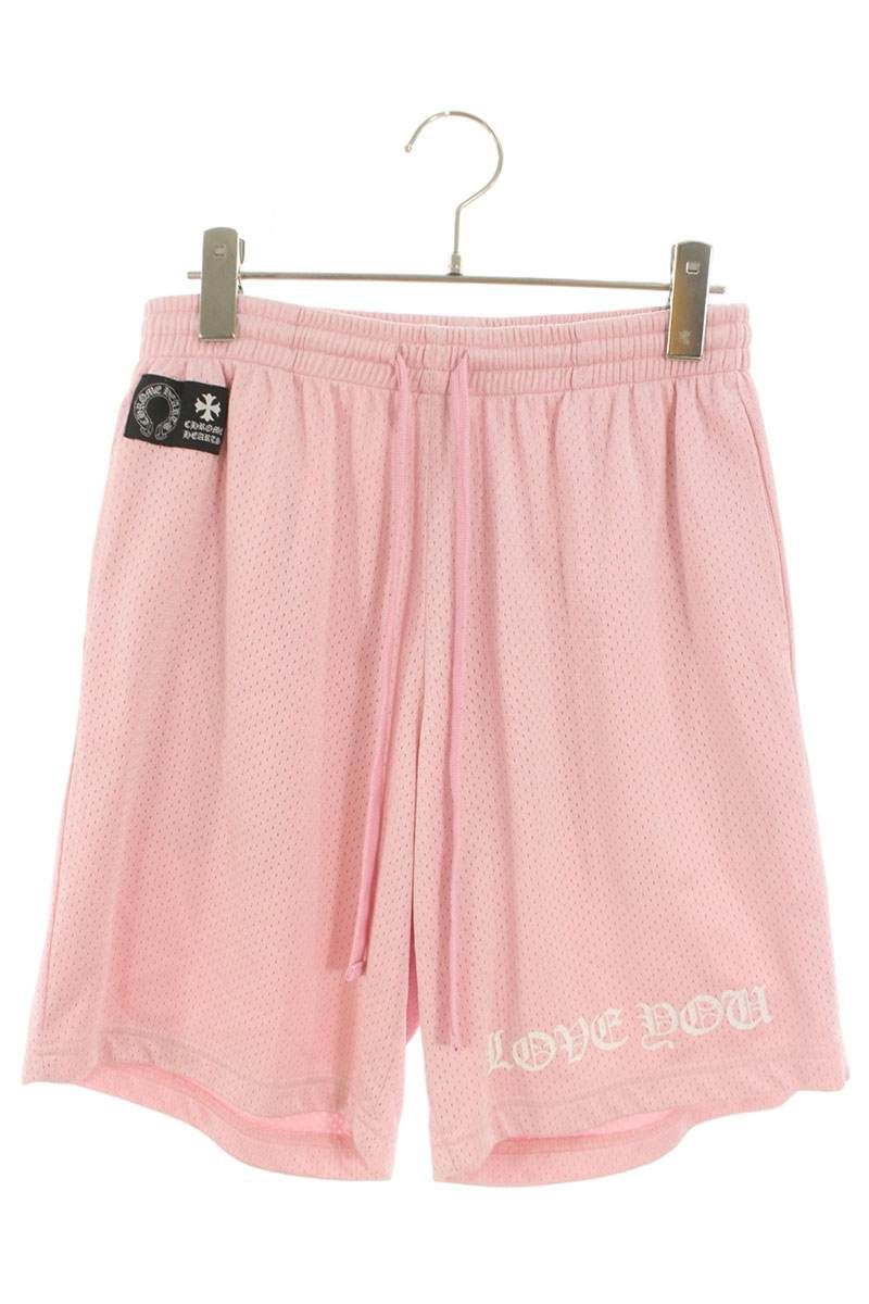 クロムハーツ MESH VARSITY SHORTS CHプリントメッシュハーフパンツ