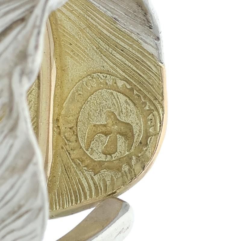 ゴローズ 先金特大フェザー リング メンズ 17号 - メルカリ