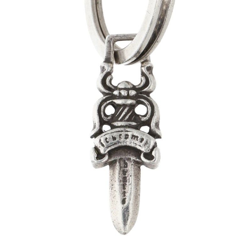 クロムハーツ CLIP NO2 BALL 3D/#2クロスボール シルバーキーチェーン