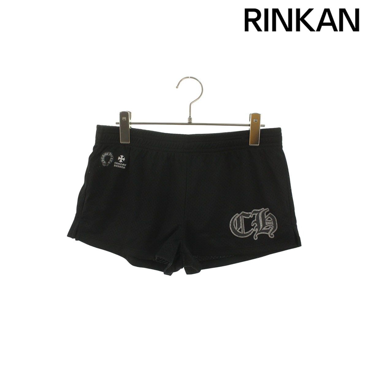 クロムハーツ MESH SHORTS CHプリントメッシュショーツ レディース XS  