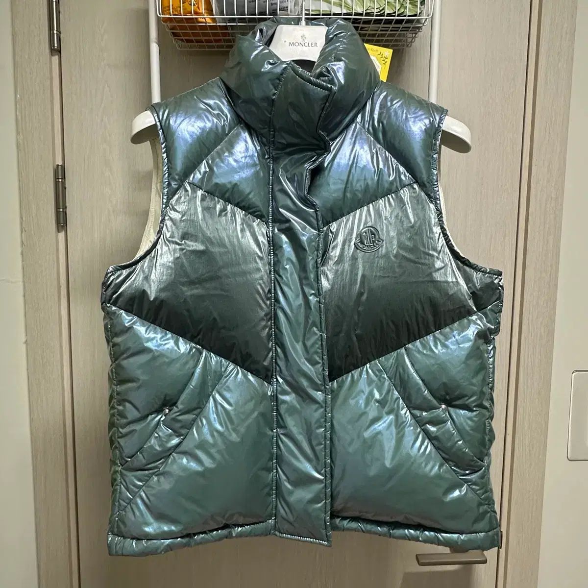 ★極美品★MONCLER モンクレール ダウンベスト サイズ2 MONCLER（モンクレール） ナイロン ダウンベスト/2/ブラック/ダウン