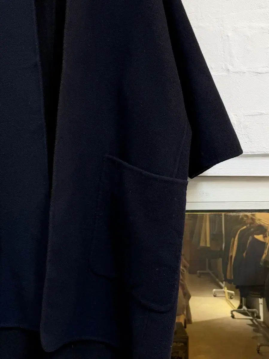 Vince ヴィンス ネイビー リバーシブル ウールコート S - メルカリ