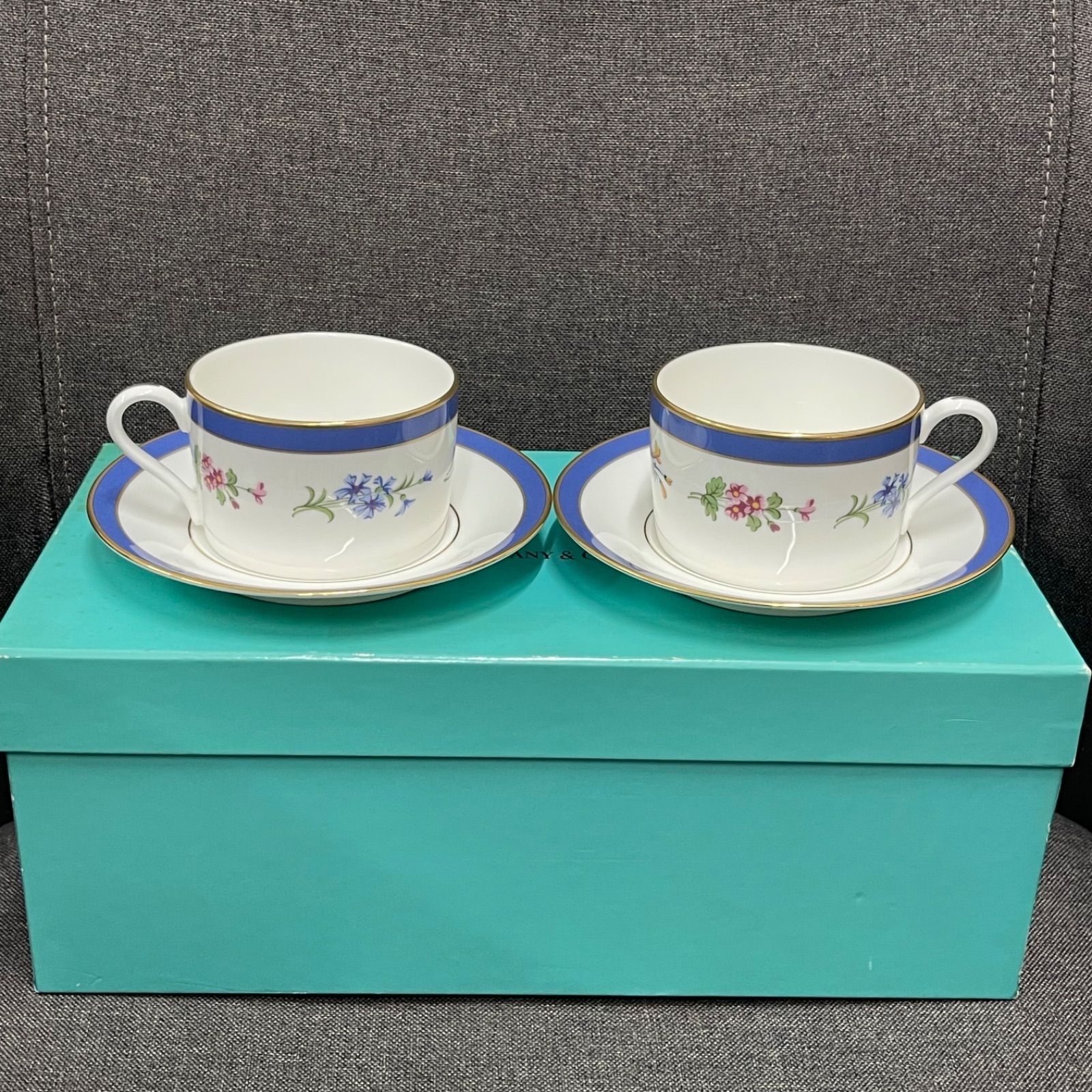 NPA】TIFFANY ティファニー フローラル カップソーサー 2客 - メルカリ