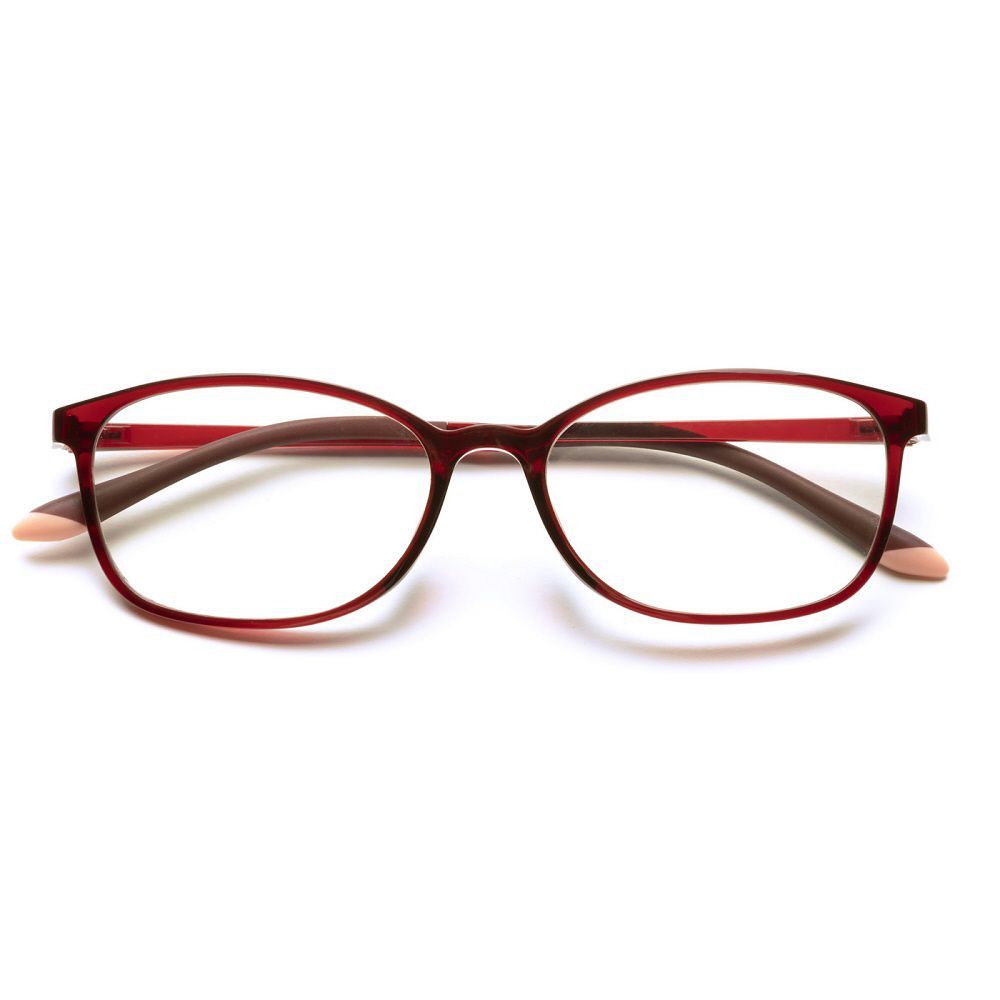 【新品未使用】ピントグラス レッドPG-703-RE/T 中度 老眼鏡　シニア ピントグラス プレゼント付き 中度 レンズ 度数 +0.6〜+2.5D 老眼鏡