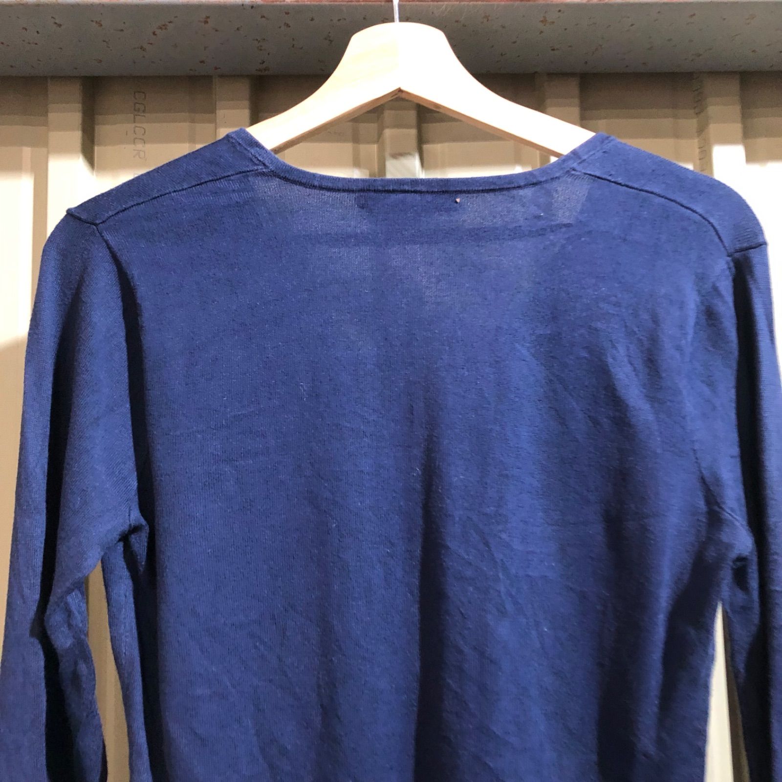 1606 RALPH LAUREN セーター ネイビー M ラルフローレン ニット