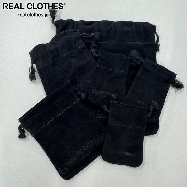 ☆1【おまとめ】CHROME HEARTS/クロムハーツ 純正レザー保存袋/ポーチ
