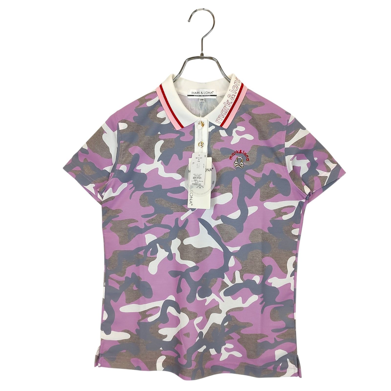 MARK&LONA マークアンドロナ ゴルフ 25AW Gauge Camo Hybrid Polo